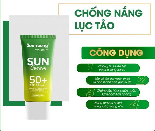 Kem chống nắng lục tảo SooYoung - Image 3