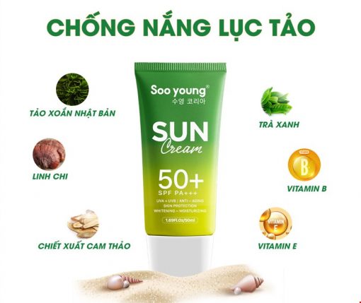 Kem chống nắng lục tảo SooYoung - Image 4
