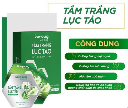 Tắm Trắng Lục Tảo Soo Young - Image 3