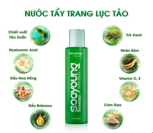 Nước tẩy trang Lục Tảo SOOYOUNG 150ml - Image 5