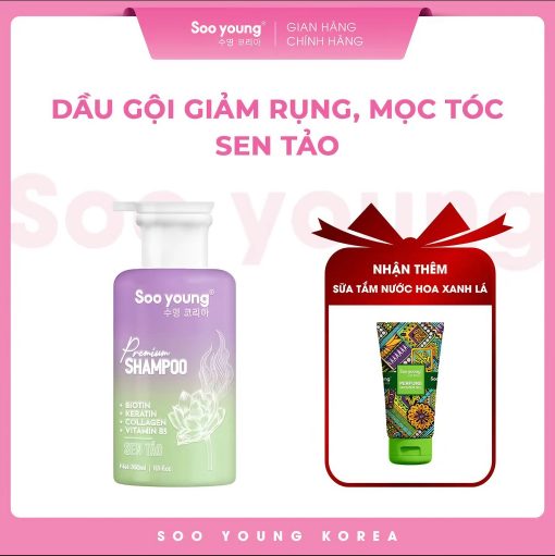 dầu gội sen tảo sooyoung