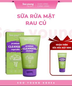 sữa rửa mặt rau củ